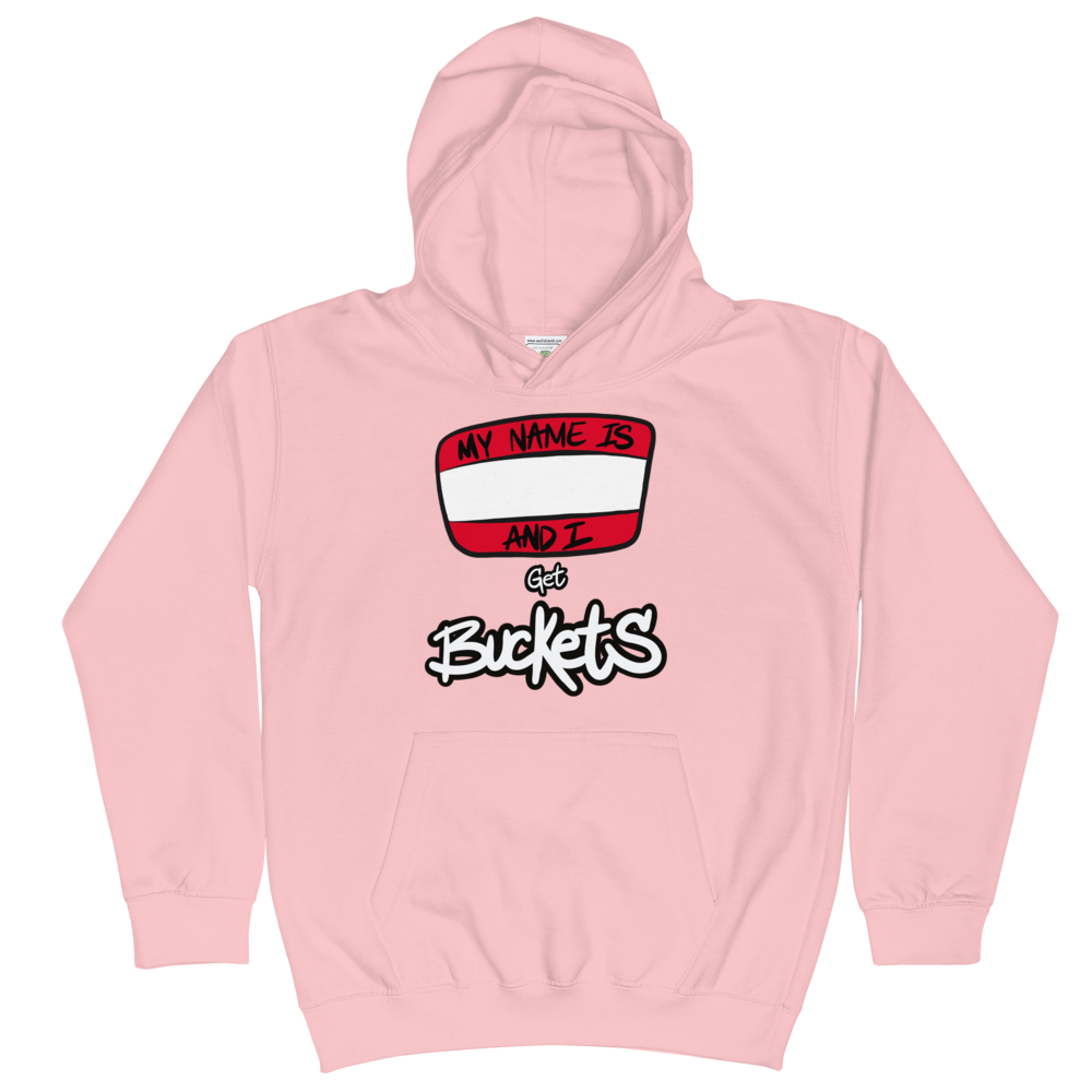 Get Buckets (No Paint Splatter) - Kids Hoodie