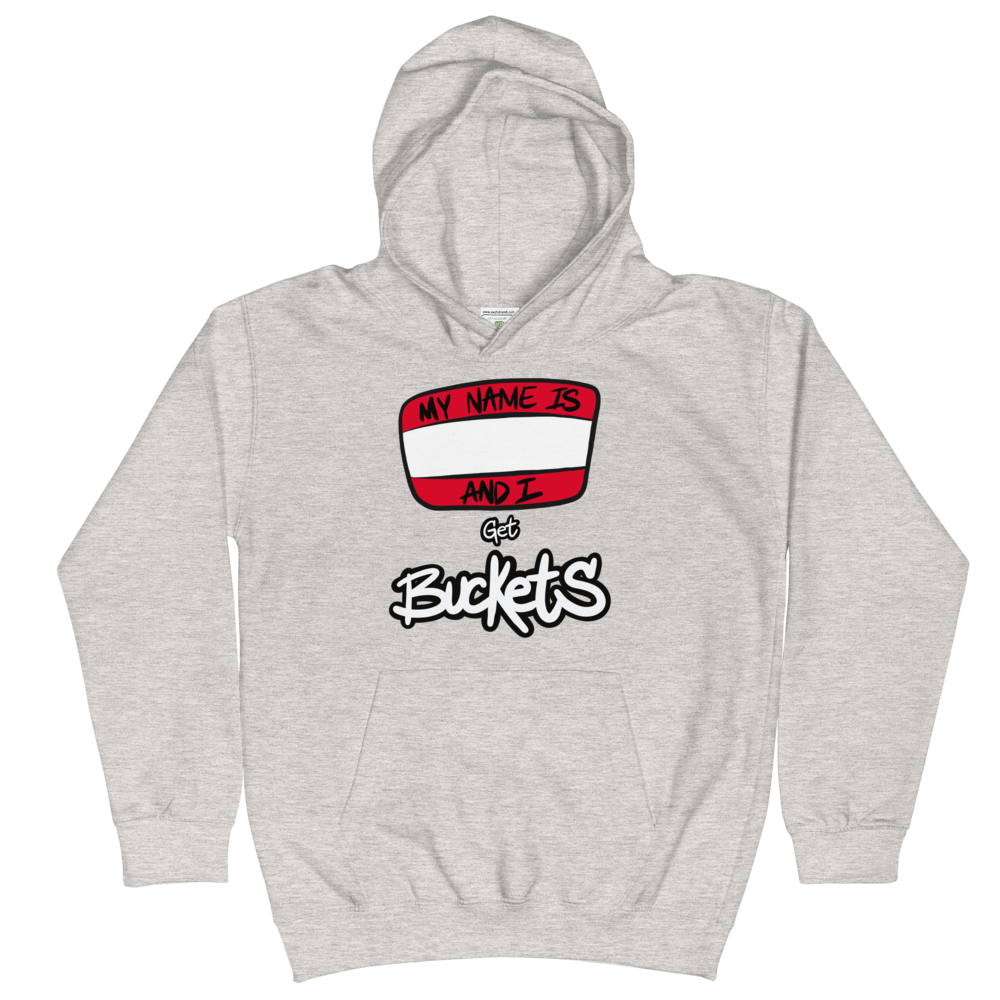 Get Buckets (No Paint Splatter) - Kids Hoodie