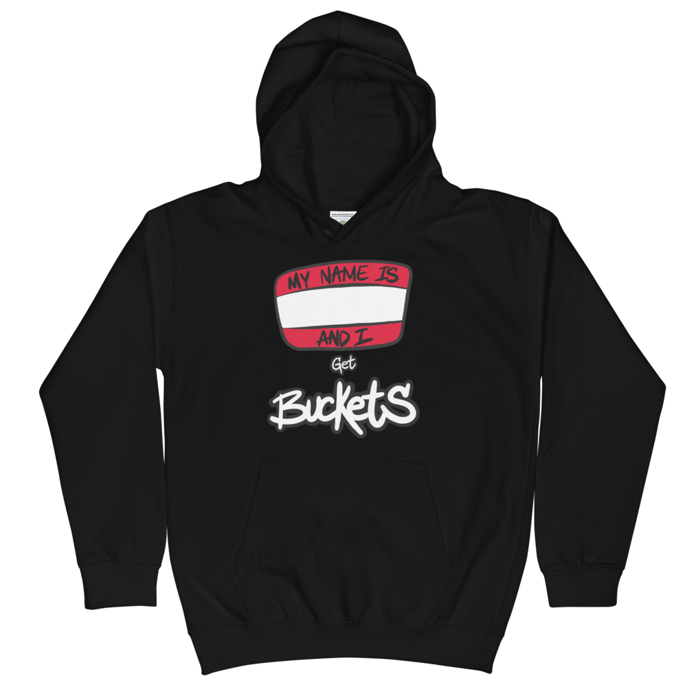 Get Buckets (No Paint Splatter) - Kids Hoodie