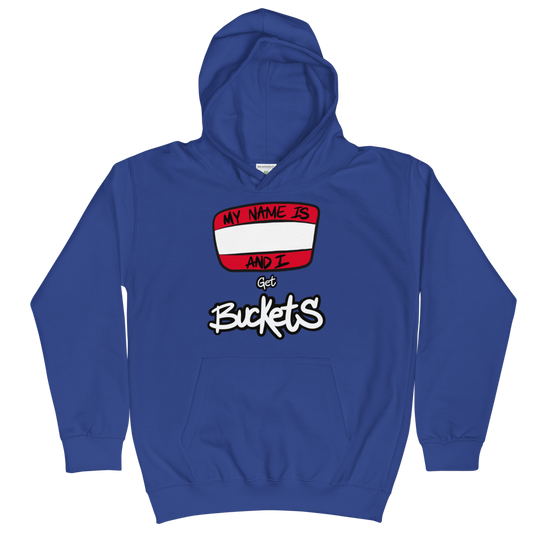Get Buckets (No Paint Splatter) - Kids Hoodie