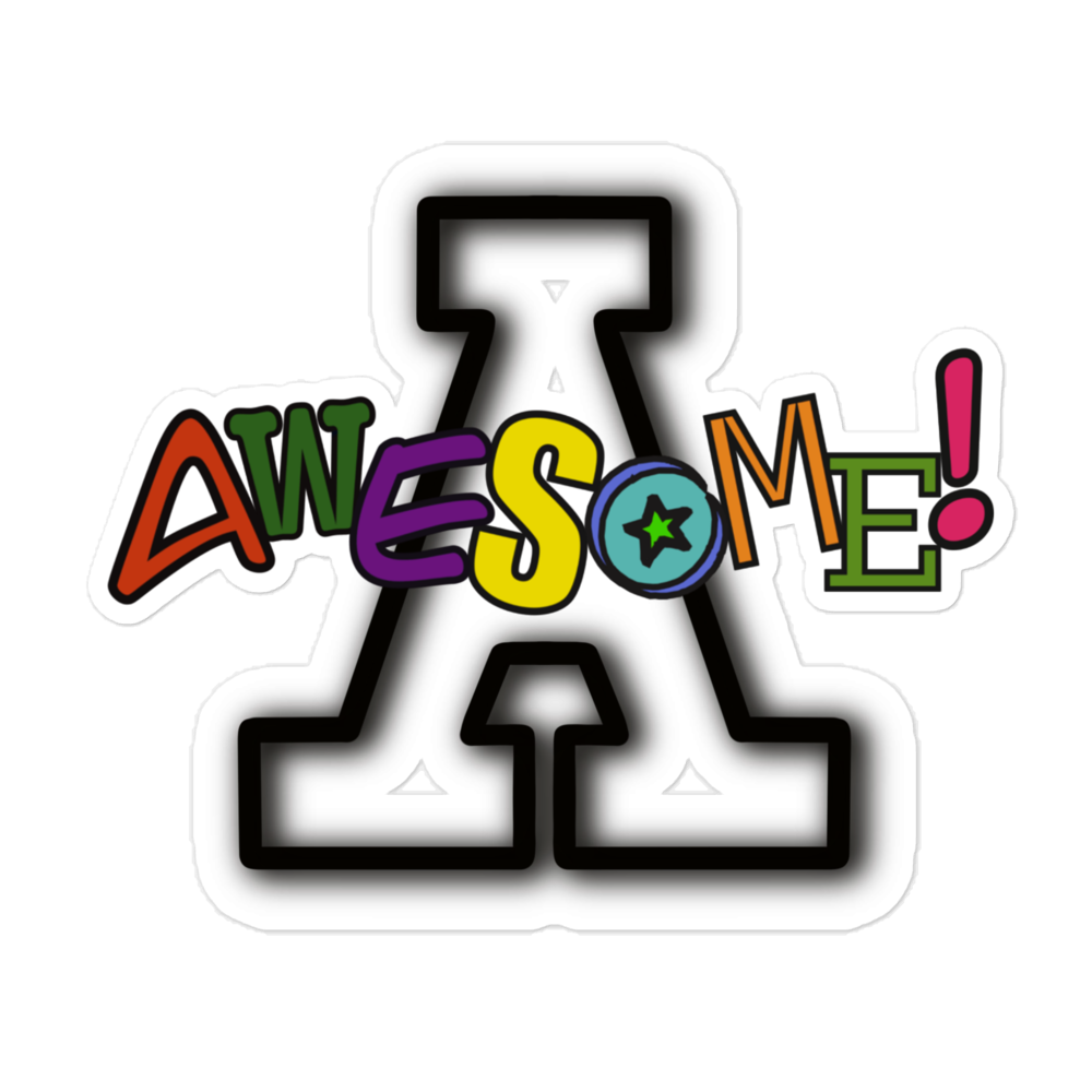 Capital Awesome! - Bubble-free stickers