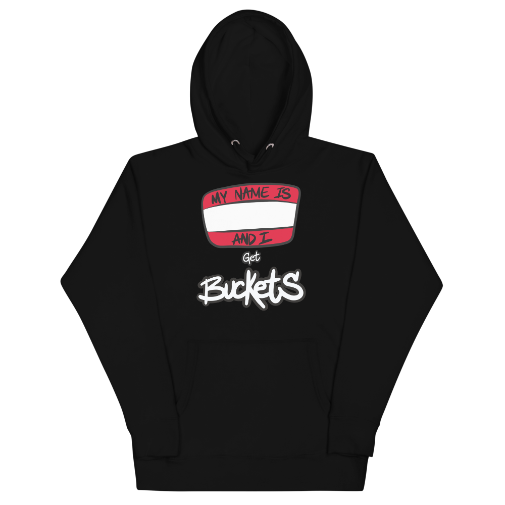Get Buckets (black & white) - Adult Unisex Hoodie