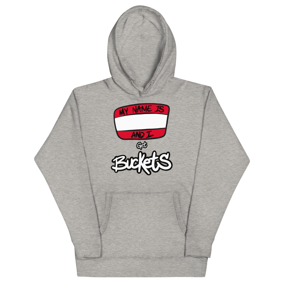 Get Buckets (black & white) - Adult Unisex Hoodie