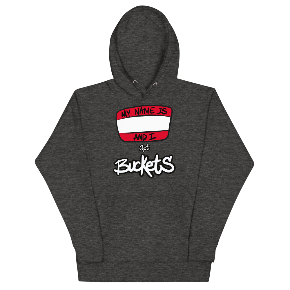 Get Buckets (black & white) - Adult Unisex Hoodie