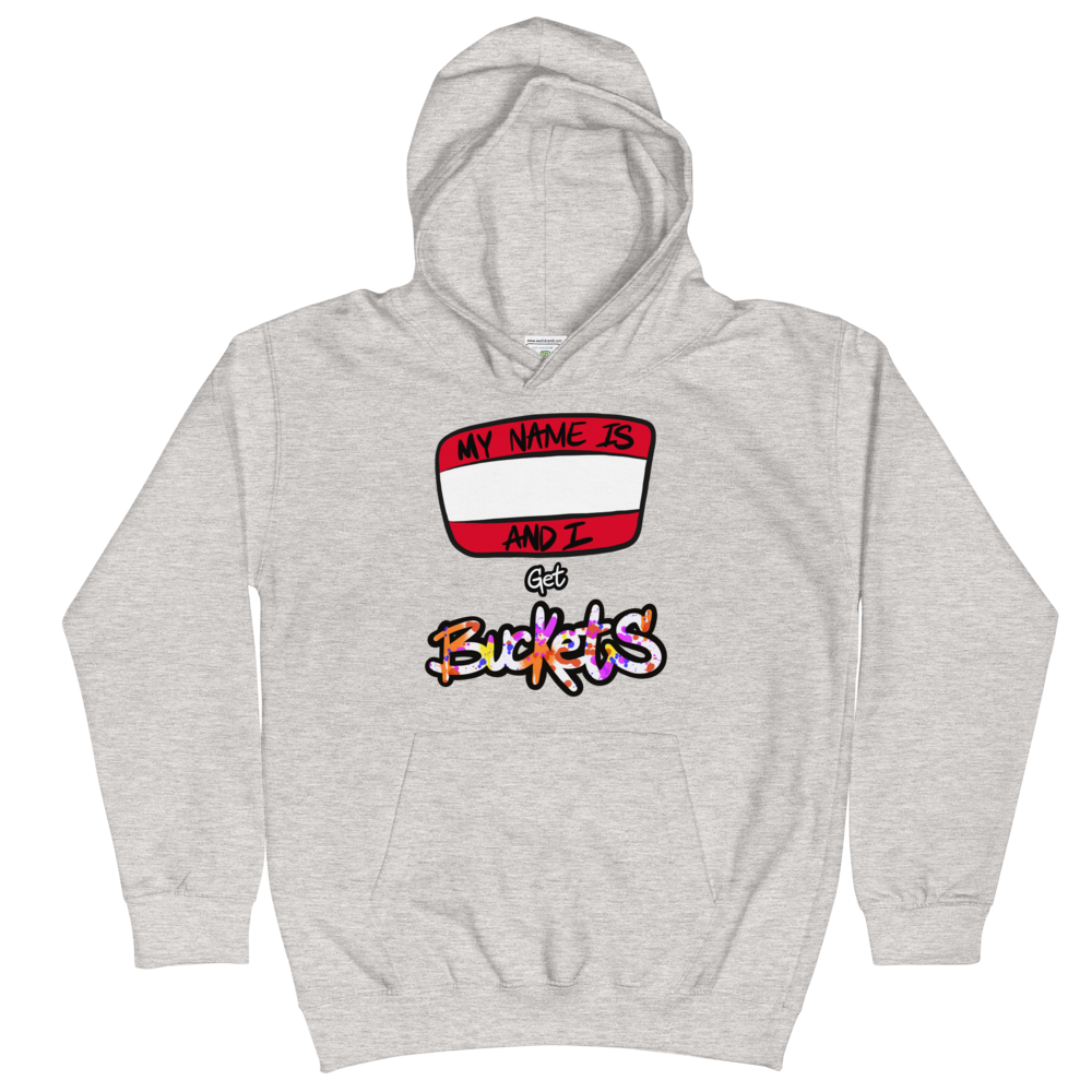 Get Buckets (Heavy Paint Splatter) - Kids Hoodie