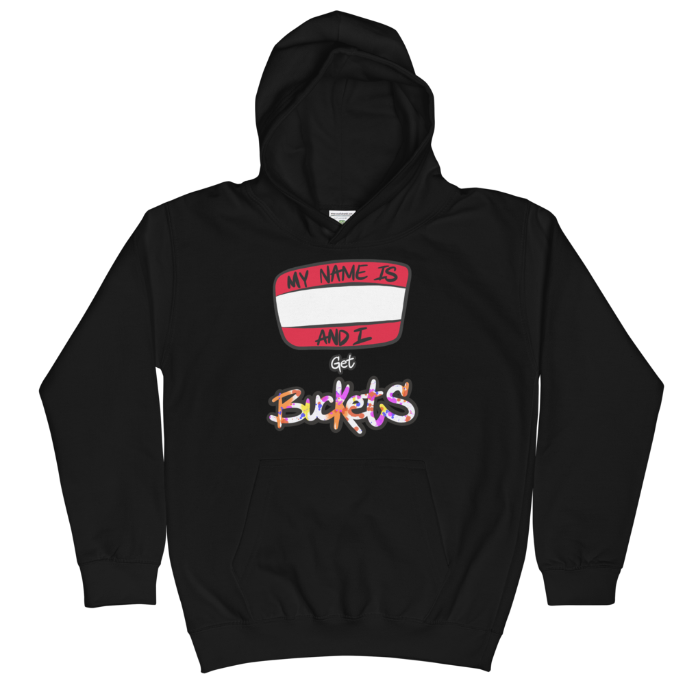 Get Buckets (Heavy Paint Splatter) - Kids Hoodie