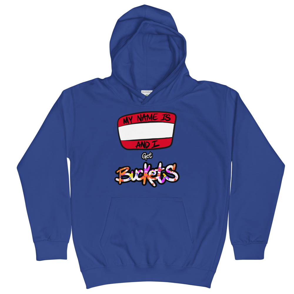 Get Buckets (Heavy Paint Splatter) - Kids Hoodie