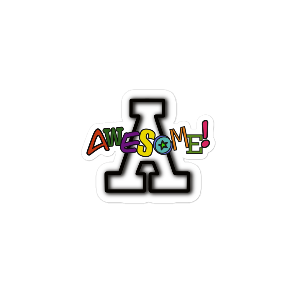 Capital Awesome! - Bubble-free stickers