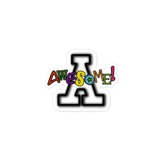 Capital Awesome! - Bubble-free stickers