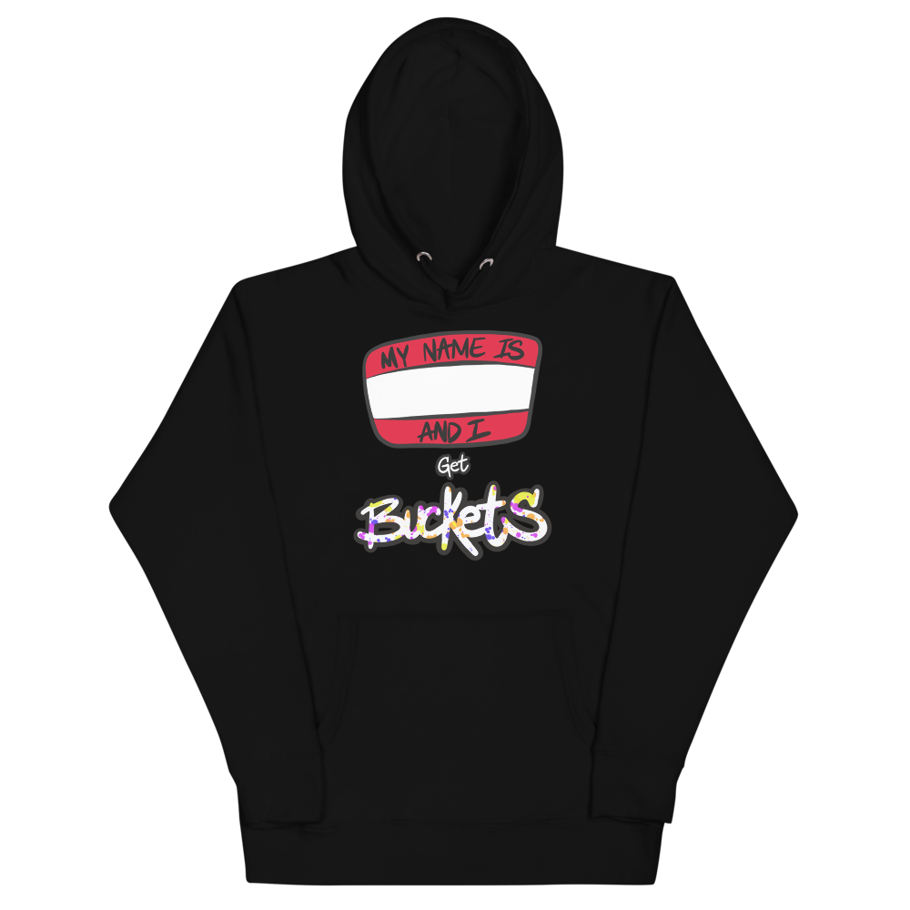 Get Buckets (light paint splatter) - Unisex Hoodie