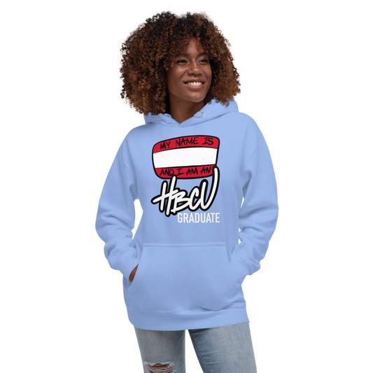 HBCU GRADUATE (white lettering) - Unisex Hoodie