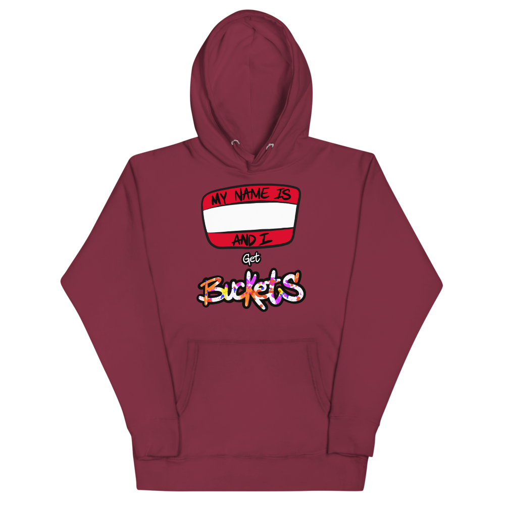 Get Buckets (heavy paint splatter) - Adult Unisex Hoodie