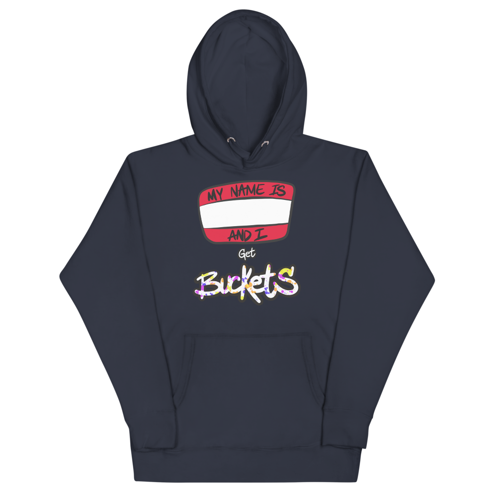 Get Buckets (light paint splatter) - Unisex Hoodie