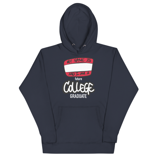 Future College Grad (white lettering) - Adult Unisex Hoodie