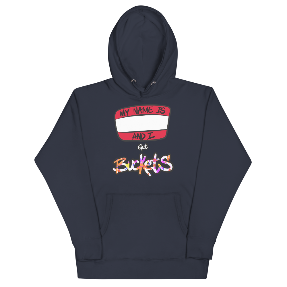 Get Buckets (heavy paint splatter) - Adult Unisex Hoodie