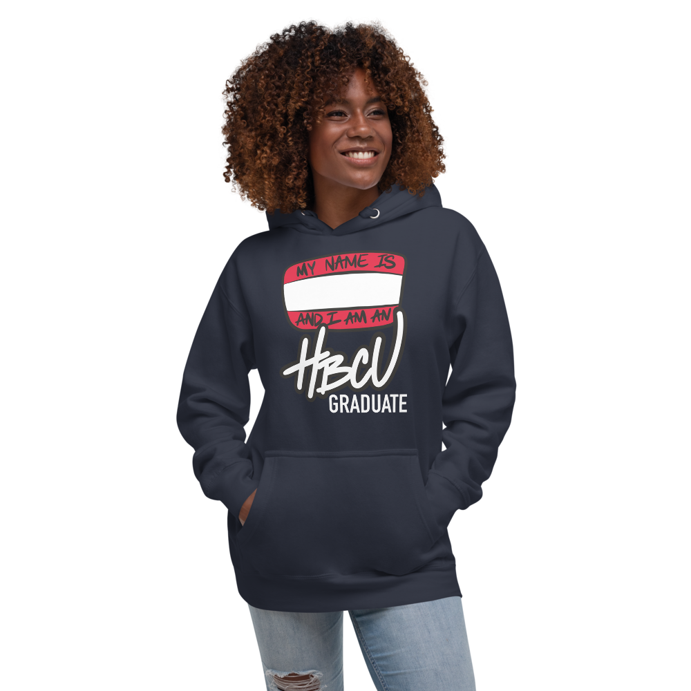 HBCU GRADUATE (white lettering) - Unisex Hoodie