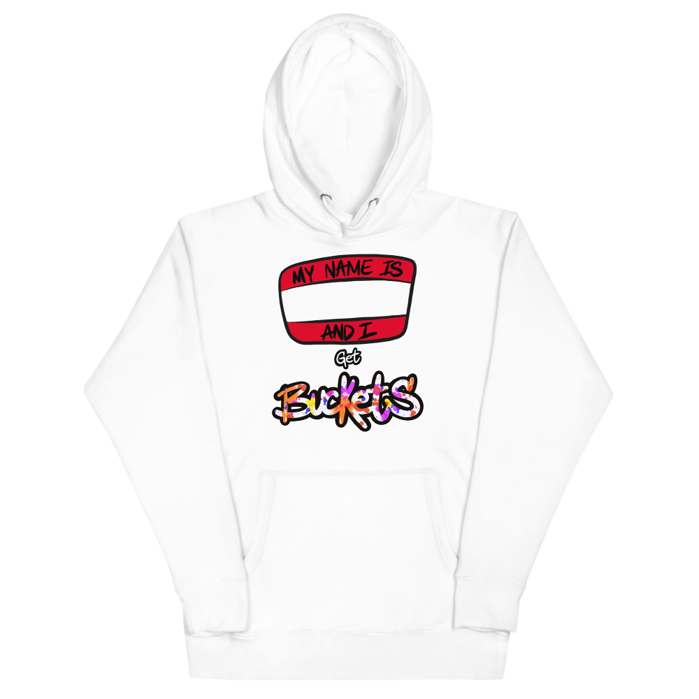 Get Buckets (heavy paint splatter) - Adult Unisex Hoodie