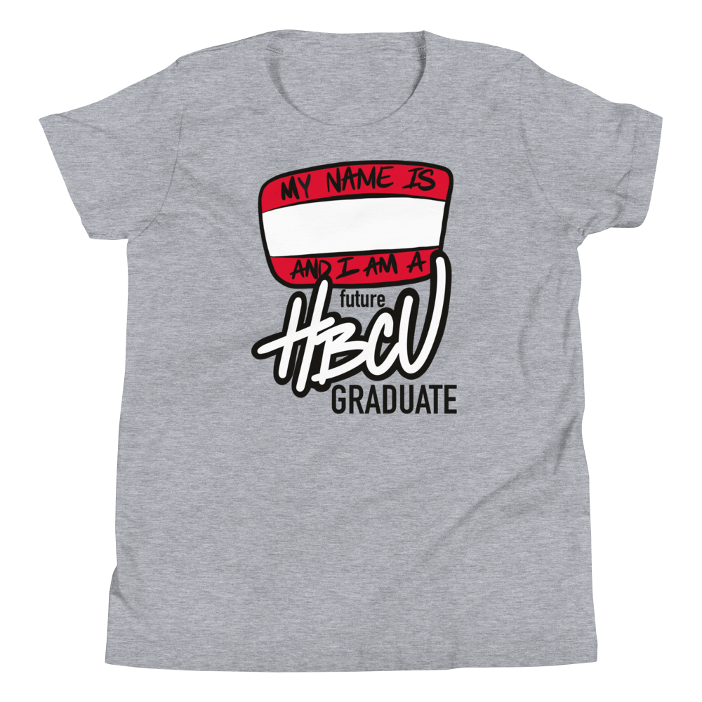 Future HBCU Grad (black lettering) - Youth Short Sleeve T-Shirt