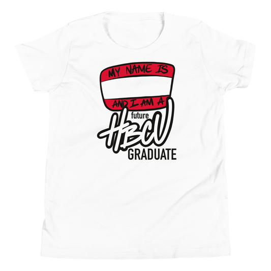 Future HBCU Grad (black lettering) - Youth Short Sleeve T-Shirt